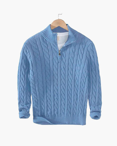 OSLO Zipped Cable Sweater