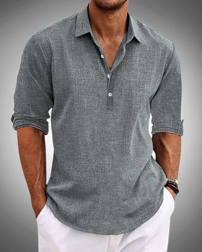 Stylish Everyday Elegance: Classic Sabbio Cotton Shirt for a Timeless Look