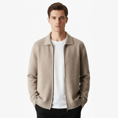 OSLO Zip Polo Cardigan