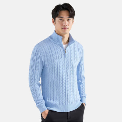 OSLO Zipped Cable Sweater