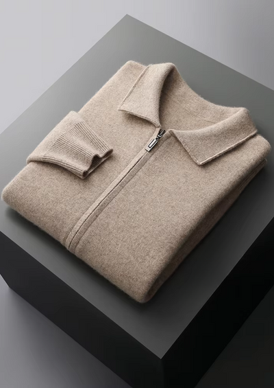 OSLO Zip Polo Cardigan