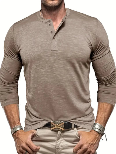 Randell - Comfortable Casual Long Sleeve T-Shirt for Everyday Wear