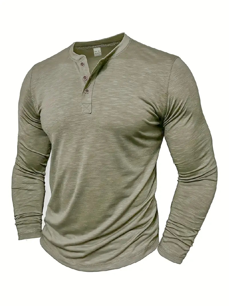 Randell - Comfortable Casual Long Sleeve T-Shirt for Everyday Wear