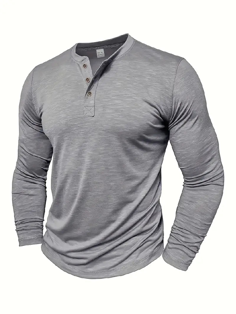 Randell - Comfortable Casual Long Sleeve T-Shirt for Everyday Wear