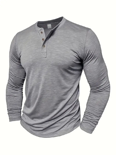 Randell - Comfortable Casual Long Sleeve T-Shirt for Everyday Wear