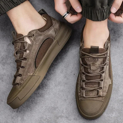 Langmere Leather Sneakers