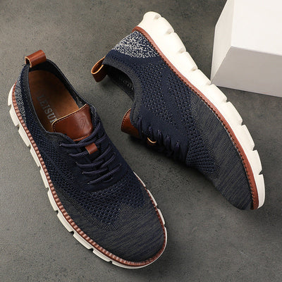 Men Knit Sneakers with Flexible Uppers and Anti-Slip Soles
