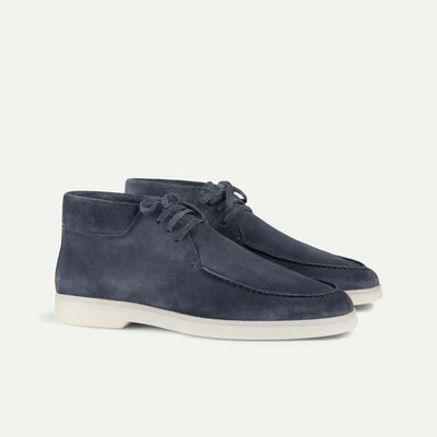 Men Suede Slip-On Shoes with Cushioned Insole