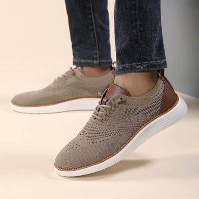 Men Mesh Sneakers with Cushioned Sole