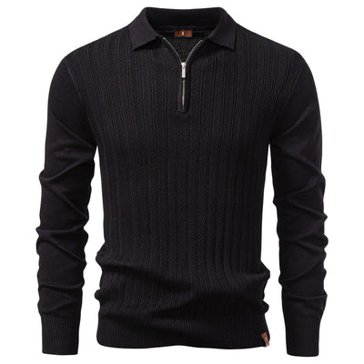 Daniel - Luxury Half-Zip Sweater Polo