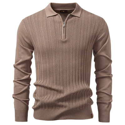 Daniel - Luxury Half-Zip Sweater Polo