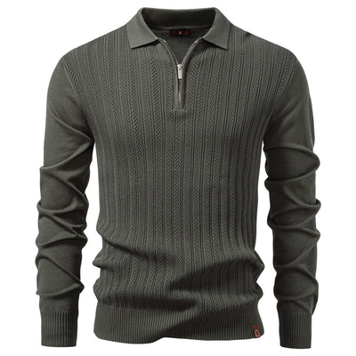 Daniel - Luxury Half-Zip Sweater Polo