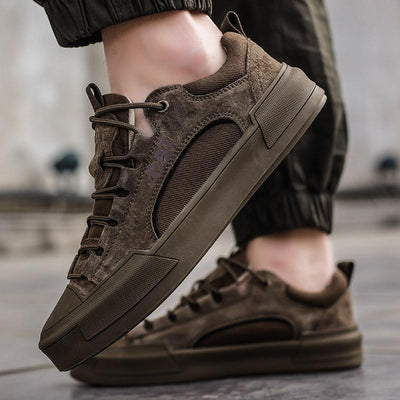 Langmere Leather Sneakers