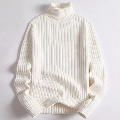 Men's Ribbed Turtleneck Sweater