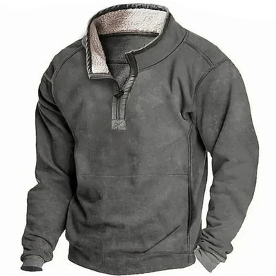 Beeckhoven™ Cozy Fleece Button-Up Autumn Jacket for Trendy and Warm Comfort