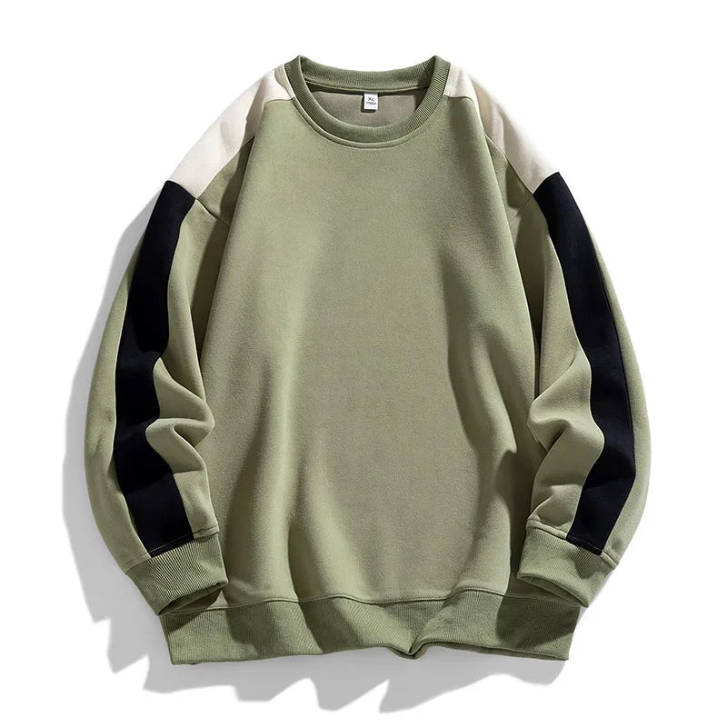 Men's Colorblock Knit Crewneck Sweater