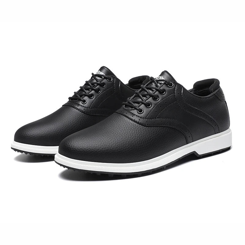 Men's Golf Sneakers with Added EVA Cushioning and Non-Slip Traction Sole