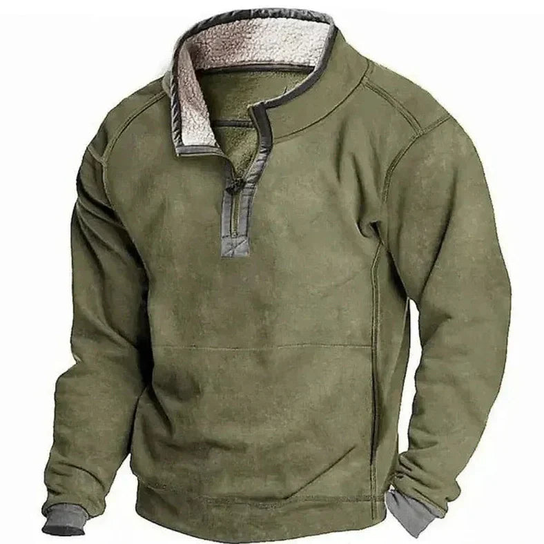 Beeckhoven™ Cozy Fleece Button-Up Autumn Jacket for Trendy and Warm Comfort