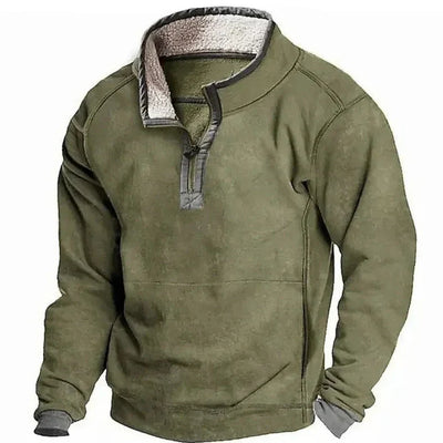 Beeckhoven™ Cozy Fleece Button-Up Autumn Jacket for Trendy and Warm Comfort