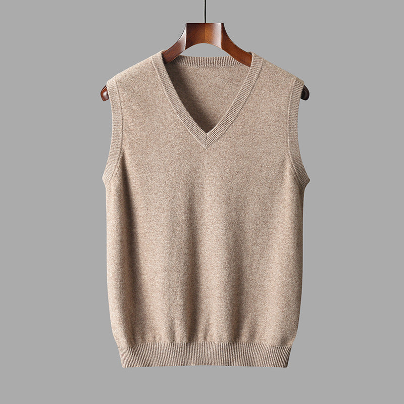 Men Cashmere Vest for Lightweight Warmth and Layering