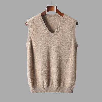 Men Cashmere Vest for Lightweight Warmth and Layering