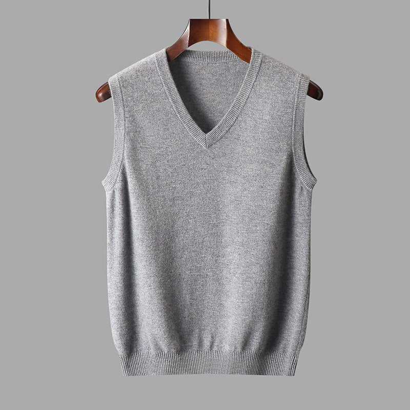 Men Cashmere Vest for Lightweight Warmth and Layering