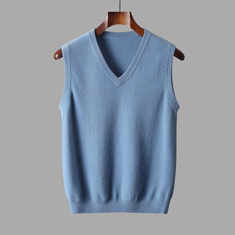 Men Cashmere Vest for Lightweight Warmth and Layering