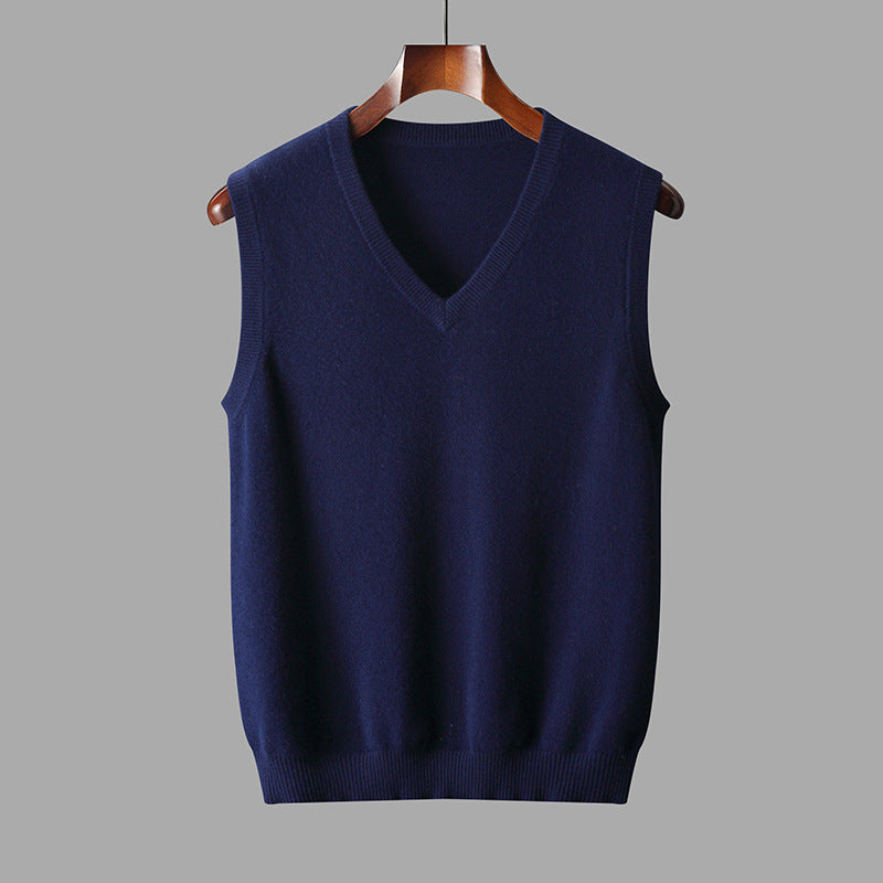 Men Cashmere Vest for Lightweight Warmth and Layering