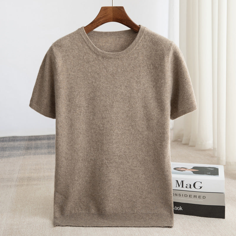 Men's Merino Wool Short Sleeve Shirt with Moisture Wicking