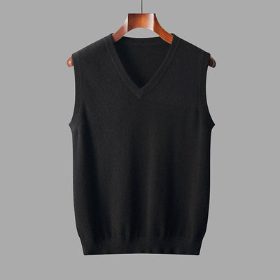 Men Cashmere Vest for Lightweight Warmth and Layering