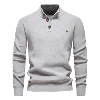 The Kingston Button Sweater