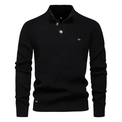 The Kingston Button Sweater