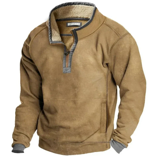 Beeckhoven™ Cozy Fleece Button-Up Autumn Jacket for Trendy and Warm Comfort