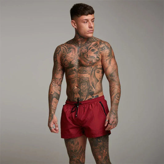 AeroWave™ | Men's Quick-Dry Swim Shorts with Zippered Pockets