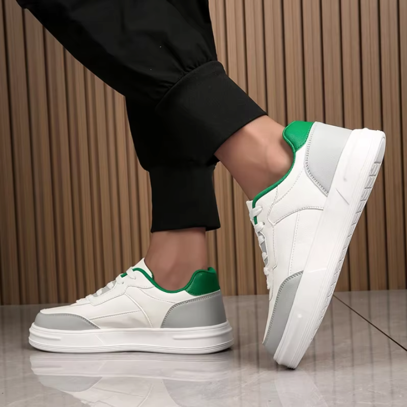 Men Canvas Sneakers with EVA Cushioned Footbed and Italian Color Accents