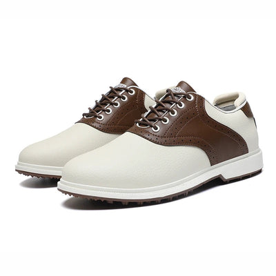 Men's Golf Sneakers with Added EVA Cushioning and Non-Slip Traction Sole