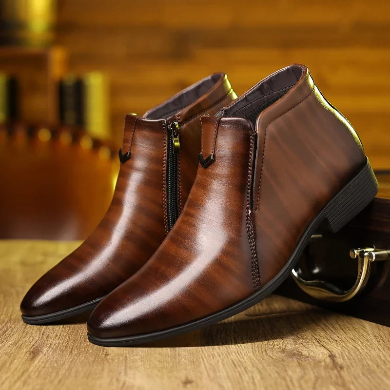 Delmont Zipper Boots