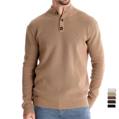 The Kingston Button Sweater