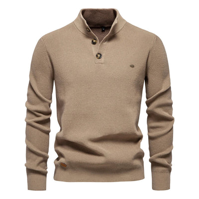 The Kingston Button Sweater