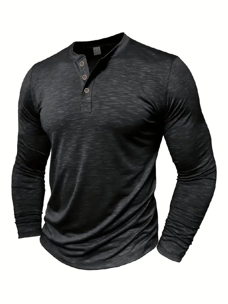 Randell - Comfortable Casual Long Sleeve T-Shirt for Everyday Wear