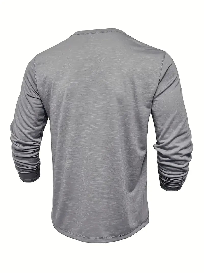 Randell - Comfortable Casual Long Sleeve T-Shirt for Everyday Wear