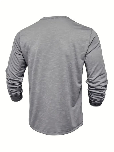 Randell - Comfortable Casual Long Sleeve T-Shirt for Everyday Wear