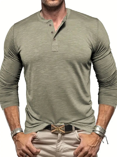 Randell - Comfortable Casual Long Sleeve T-Shirt for Everyday Wear