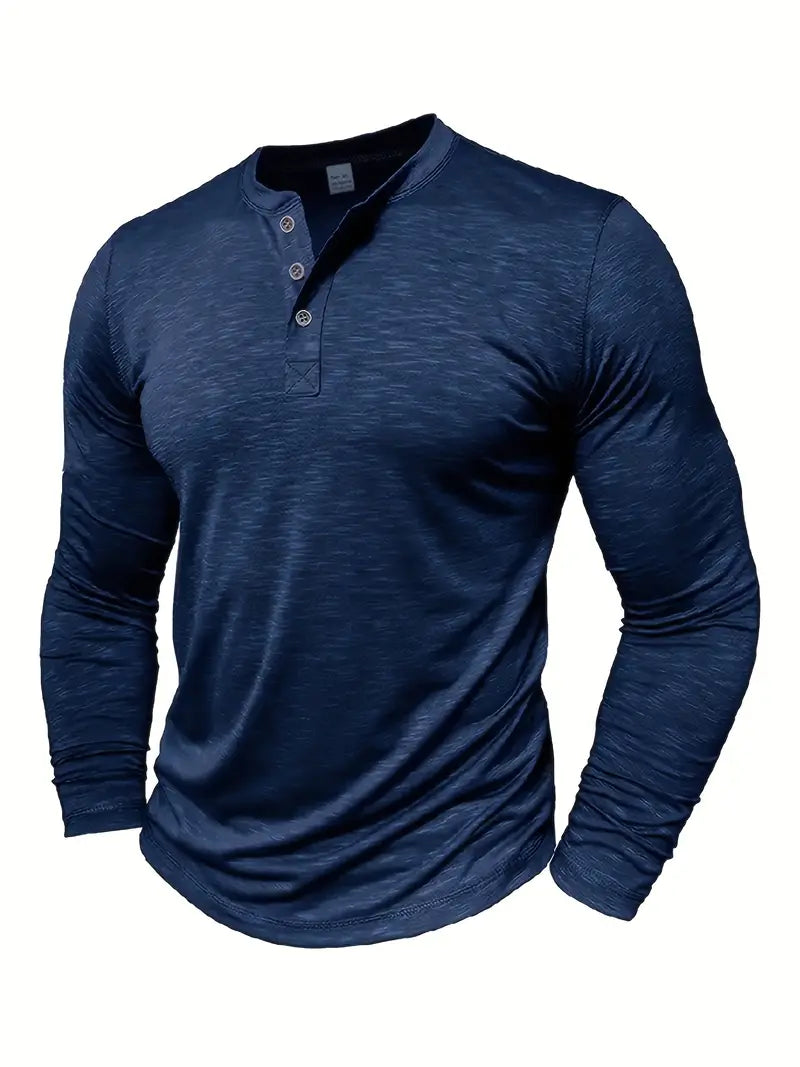 Randell - Comfortable Casual Long Sleeve T-Shirt for Everyday Wear
