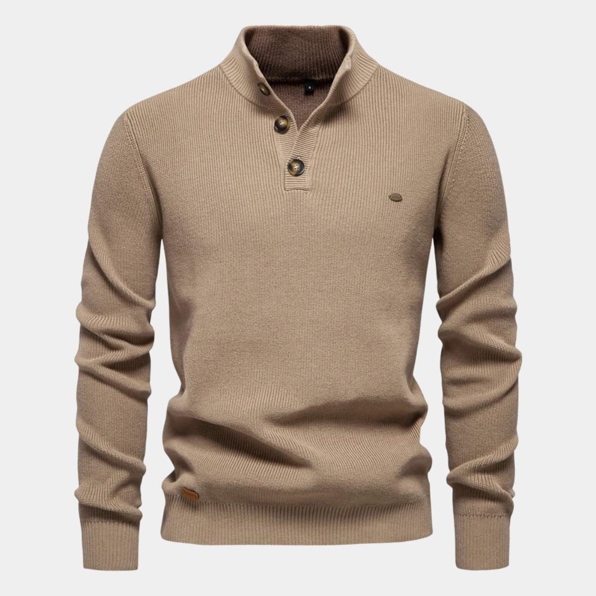 The Kingston Button Sweater