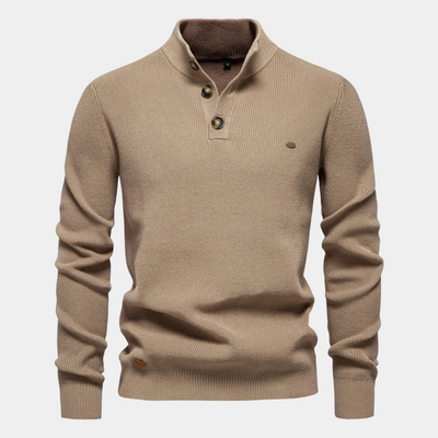 The Kingston Button Sweater