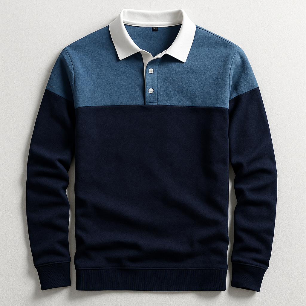 The Valmont Long-Sleeve Polo