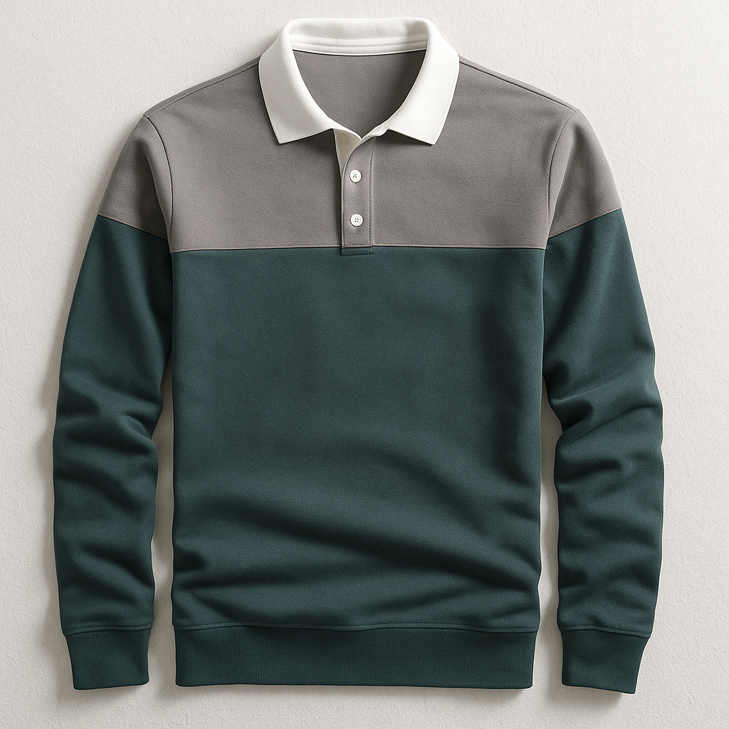 The Valmont Long-Sleeve Polo