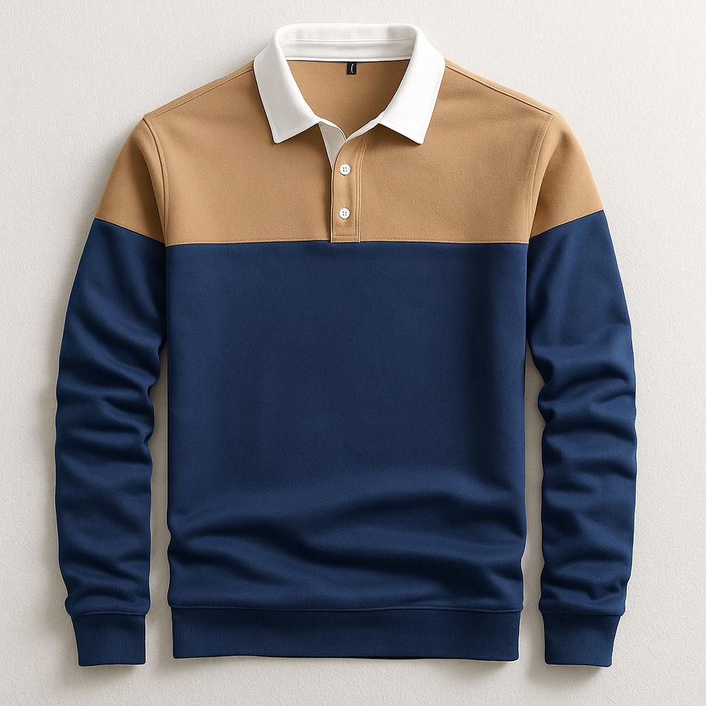 The Valmont Long-Sleeve Polo