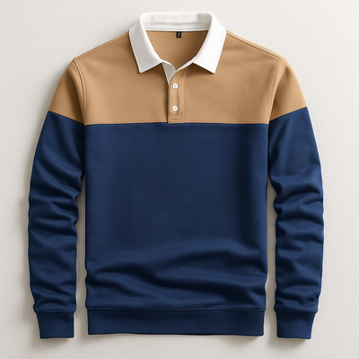 The Valmont Long-Sleeve Polo